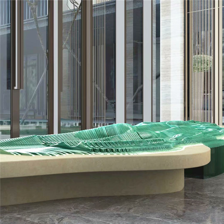 透明树脂结合工艺 玻璃钢 水泥 石材与树脂结合