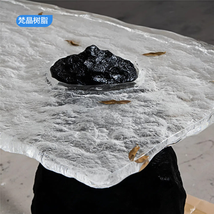 树脂家具用耐黄变树脂 高透明大型浇注水晶树脂
